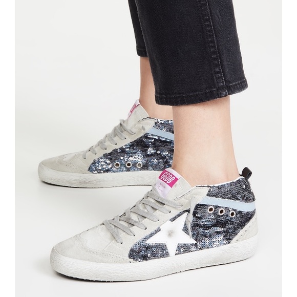 Golden Goose Shoes - Golden Goose Mid Star Multi Paillettes/White NIB